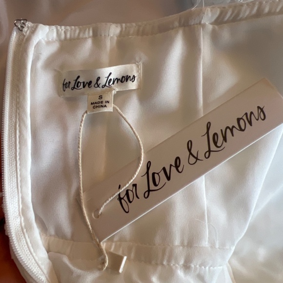 NWT For Love and Lemons ELLIS MINI DRESS - Picture 5 of 8